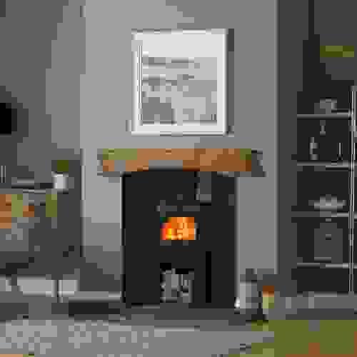 Fireline 4kW Curve Door with Log Store